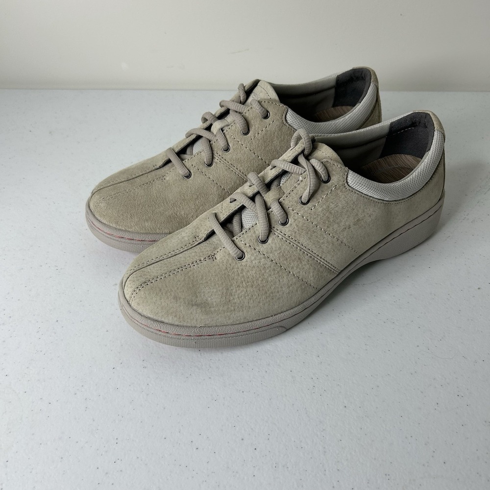 Dansko Brandi Sneakers Women's US 9 EU 40 Tan Suede Tennis Casual Lace Up Shoes